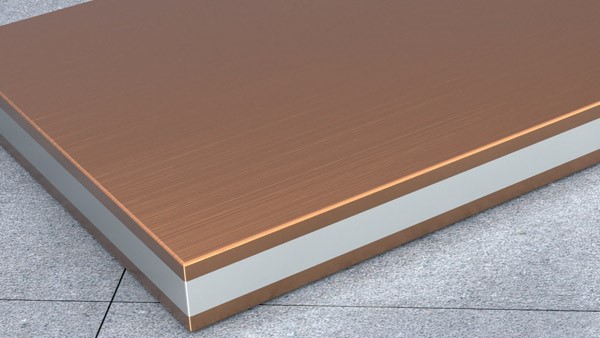 铜-铝上中下结构复合板
